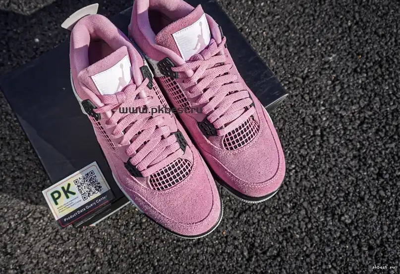 Jordan TO 4 READY PK RETAIL SHIP “Orchid” Air MATERIALS Jordan GOD 0504